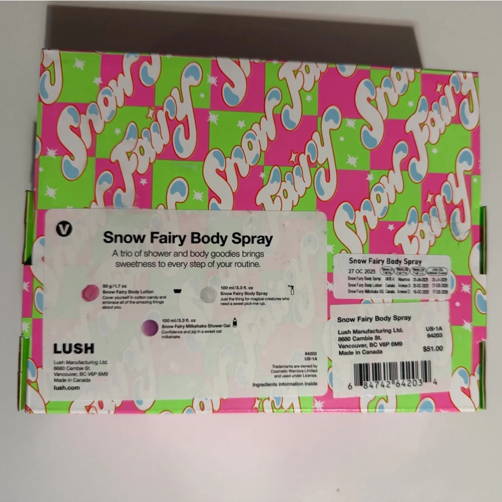 Snow Fairy Body Spray Gift Set - Picture 2 of 6
